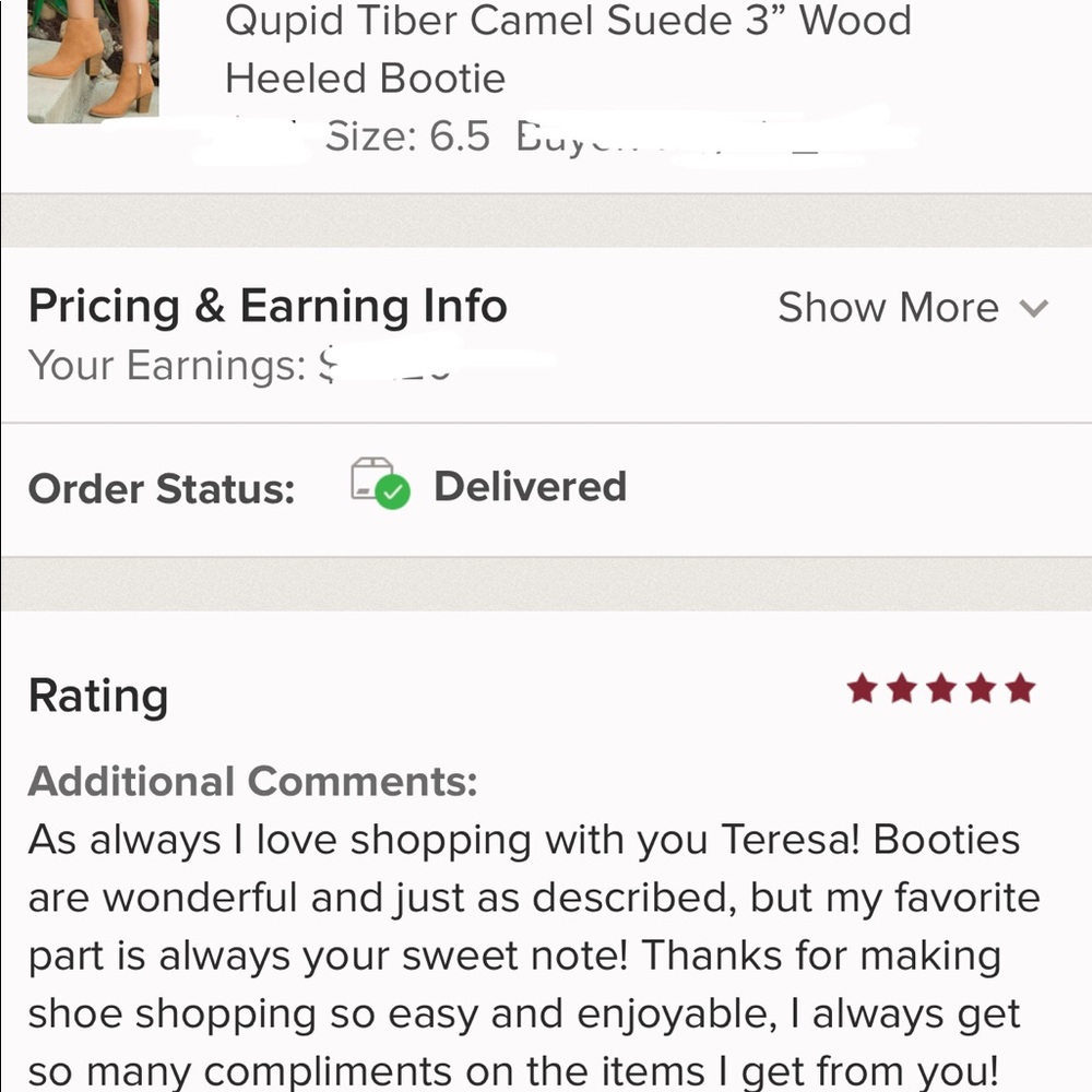 1 Left! Qupid Tiber Camel Suede Wood Heeled Bootie - Picture 8 of 8